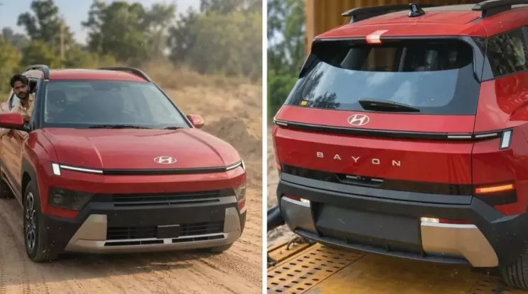 Hyundai Bayon 2027 lộ ảnh thực tế đầu tiên: Thiết kế sắc sảo hơn khi nhìn trực tiếp