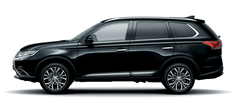 Mẫu Mitsubishi Outlander màu đen