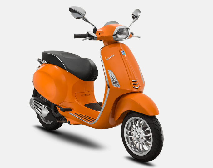Mẫu Vespa Sprint 125 ABS màu Orange Taormina Mẫu Vespa Sprint 125 ABS màu Orange Taormina