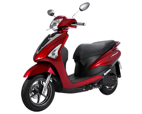 Mẫu Yamaha Acruzo màu đỏ 