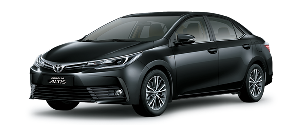 Mẫu Toyota Corolla Altis màu đen