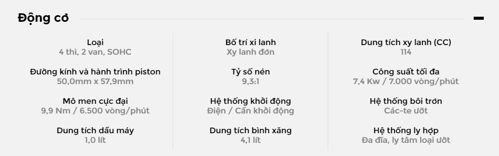 Động cơ của Yamaha Jupiter Động cơ của Yamaha Jupiter
