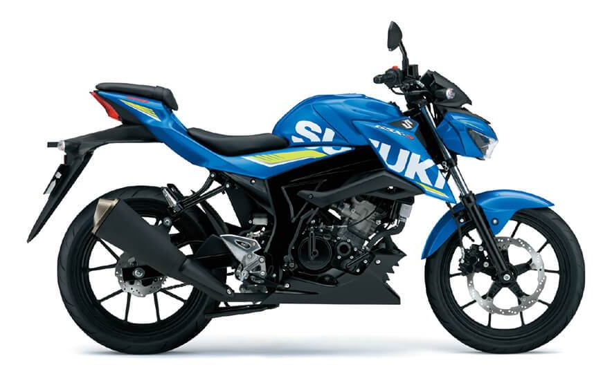 Mẫu Suzuki GSX-S150 màu xanh đen