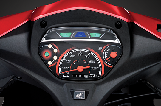 Honda Blade 110 thiết kế bảng đồng hồ