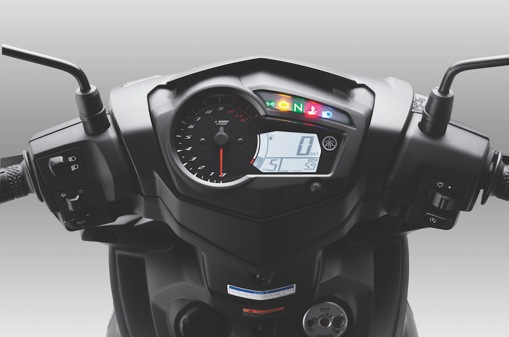 Thiết kế bảng đồng hồ của Yamaha Exciter 150