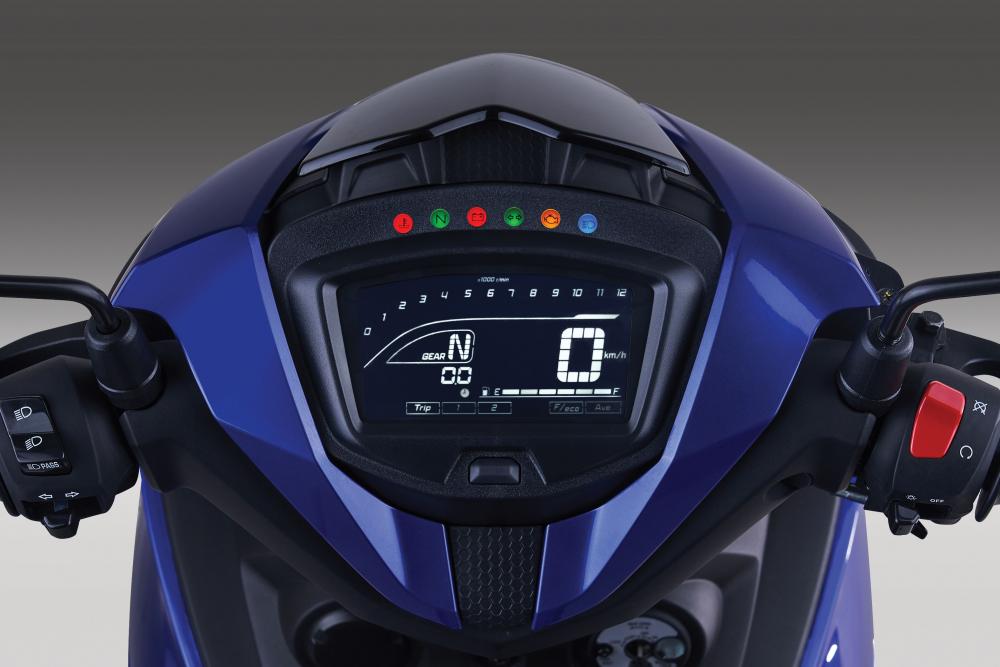Yamaha Exciter 150 2019 trang bị đồng hồ kỹ thuật số hoàn toàn