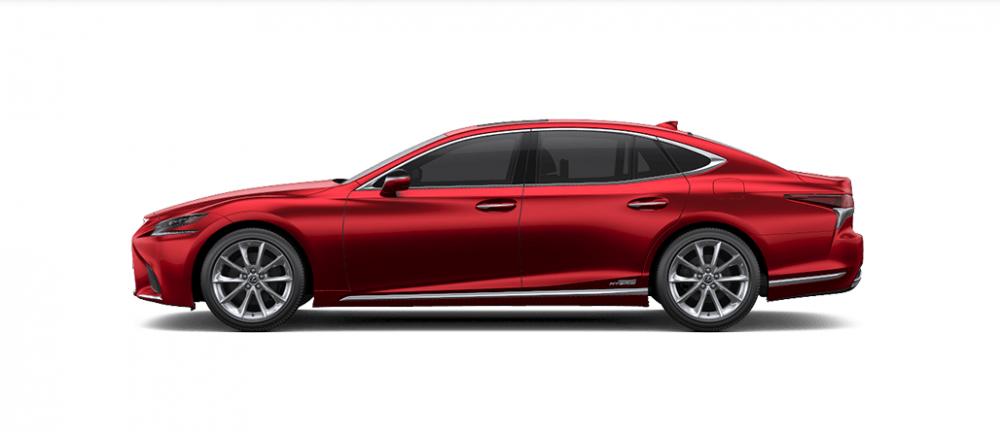 Ngoại thất Lexus LS màu đỏ Ngoại thất Lexus LS màu đỏ