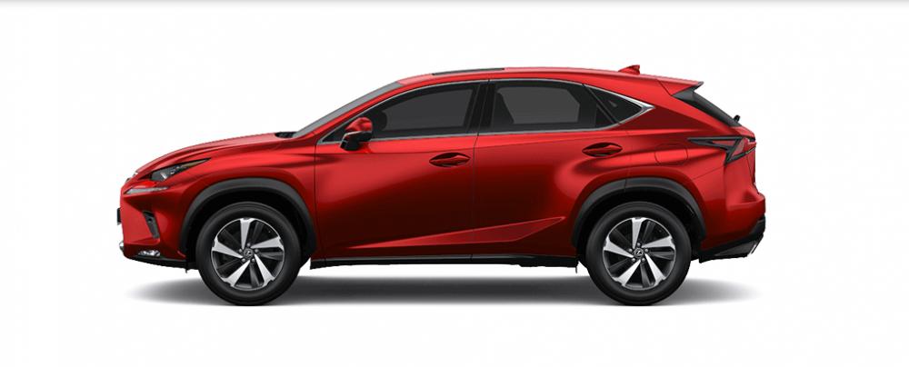 Ngoại thất Lexus NX màu đỏ Ngoại thất Lexus NX màu đỏ