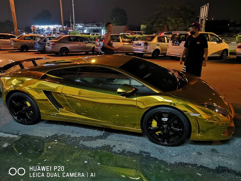 Siêu xe hàng hiếm Lamborghini Gallardo LP5502 MLE mạ vàng tại Malaysia
