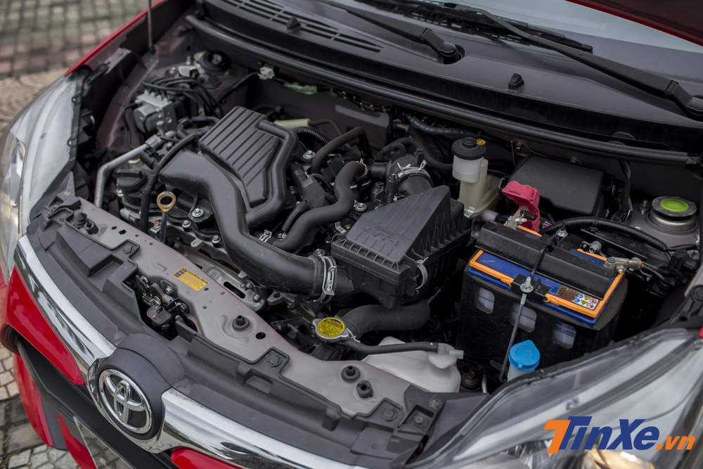 Toyota Wigo đươc trang bị động cơ Dual VVT-i dung tích 1.2L.