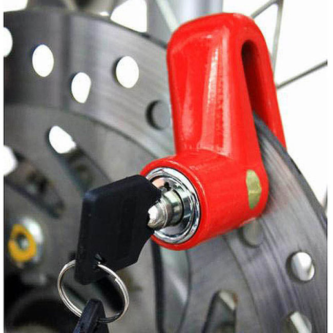 Khóa đĩa cũng là một giải pháp chống trộm tốt cho xe máy Khóa đĩa cũng là một giải pháp chống trộm tốt cho xe máy