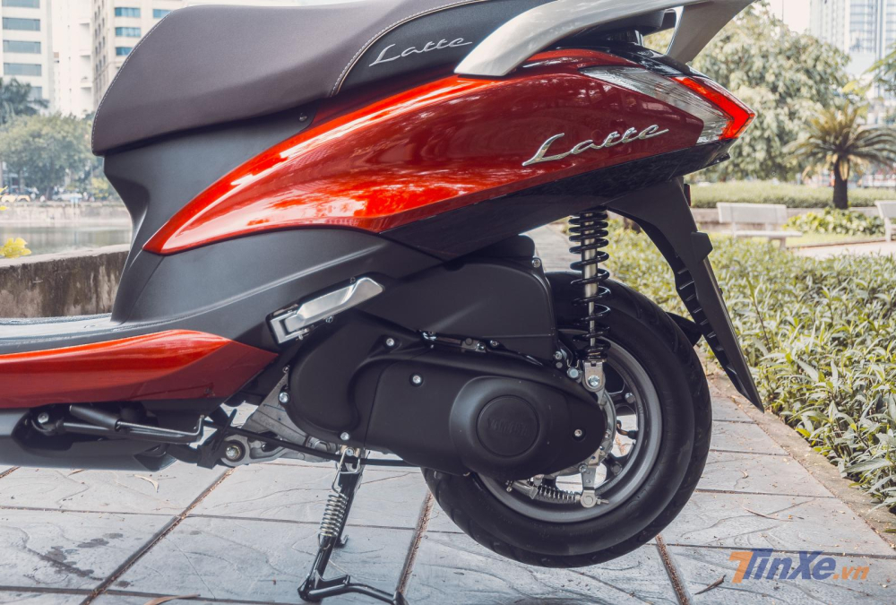 Yamaha Latte 125 sở hữu phuộc dạng monoshock đặt lệch Yamaha Latte 125 sở hữu phuộc dạng monoshock đặt lệch