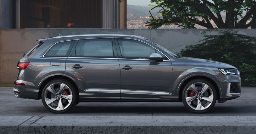 Bộ vành nhôm 20 inch với thiết kế 5 chấu của Audi SQ7 2020 Bộ vành nhôm 20 inch với thiết kế 5 chấu của Audi SQ7 2020