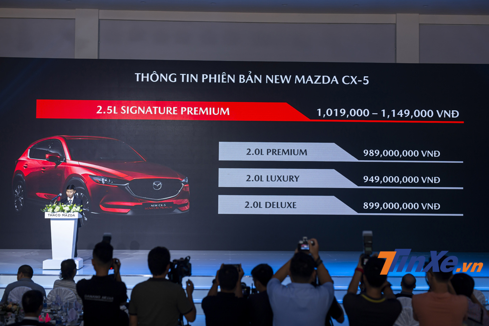 Mazda CX-5 thế hệ 6.5 có giá bán từ 899 triệu đến 1,149 tỉ đồng. Mazda CX-5 thế hệ 6.5 có giá bán từ 899 triệu đến 1,149 tỉ đồng.