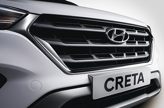 Hyundai Creta Sports Edition 2019 có lưới tản nhiệt mạ crôm màu tối Hyundai Creta Sports Edition 2019 có lưới tản nhiệt mạ crôm màu tối