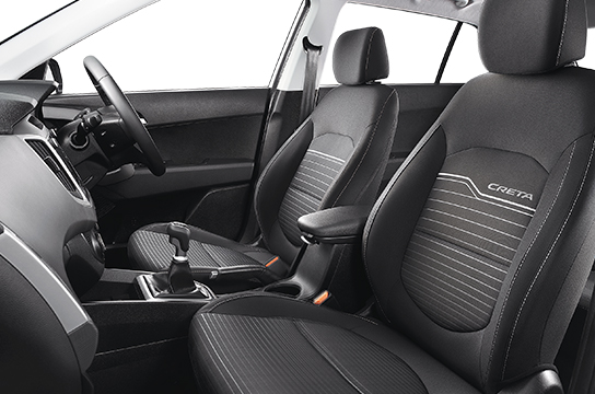 Hyundai Creta Sports Edition 2019 được trang bị ghế bọc nỉ màu đen Hyundai Creta Sports Edition 2019 được trang bị ghế bọc nỉ màu đen