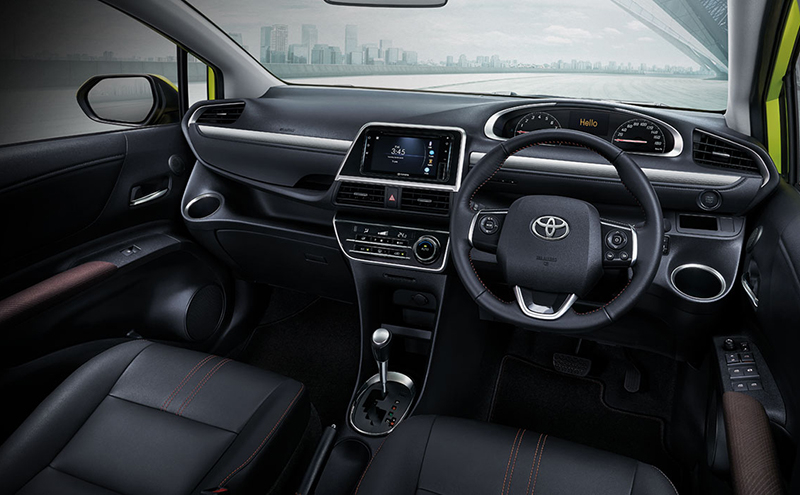 Vô lăng đa chức năng của Toyota Sienta 2019 Vô lăng đa chức năng của Toyota Sienta 2019