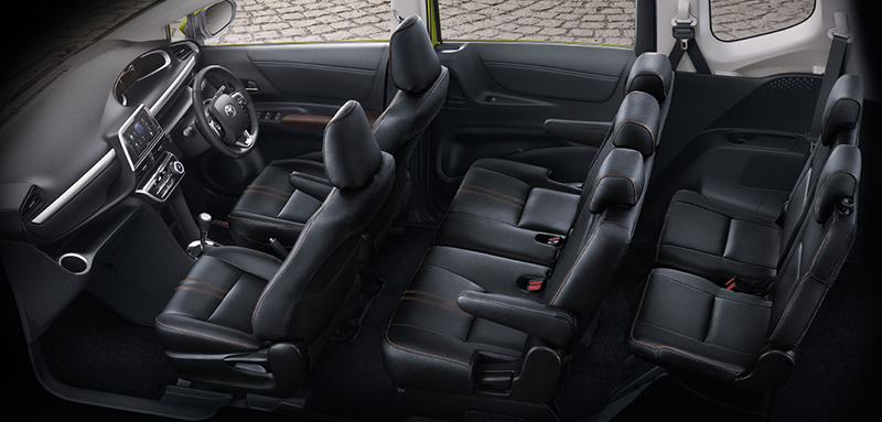 Nội thất 7 chỗ bên trong Toyota Sienta 2019 Nội thất 7 chỗ bên trong Toyota Sienta 2019