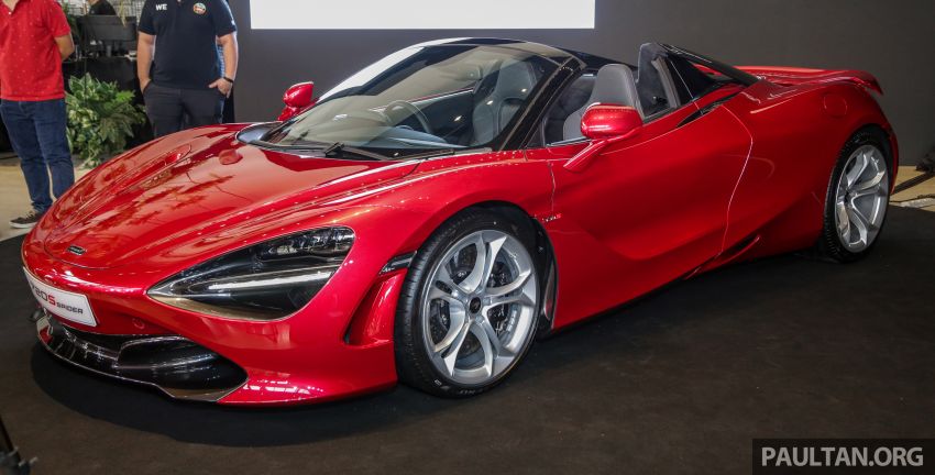 Siêu xe mui trần McLaren 720S Spider ra mắt giới siêu giàu tại Malaysia