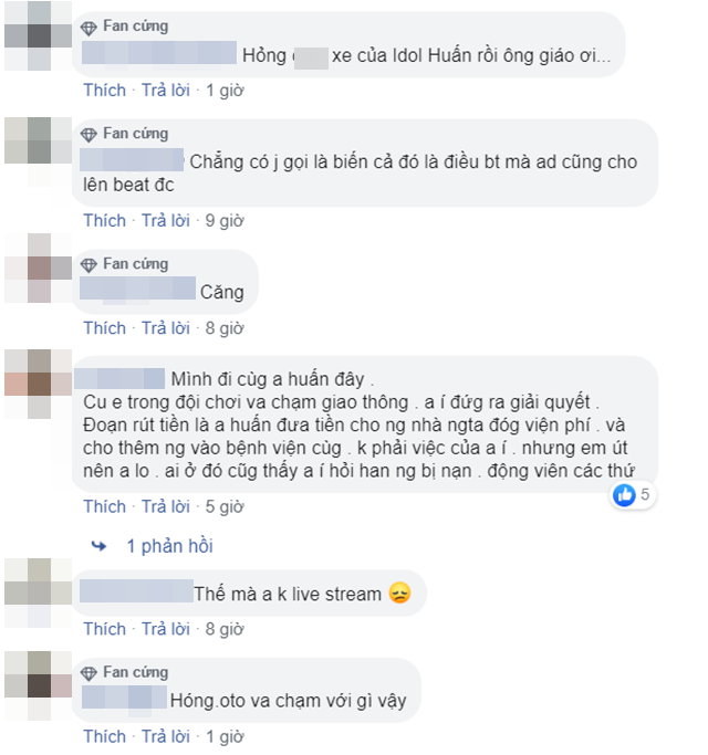 Đoạn chia sẻ của một tài khoản Facebook trên post chia sẻ về vụ tai nạn Đoạn chia sẻ của một tài khoản Facebook trên post chia sẻ về vụ tai nạn