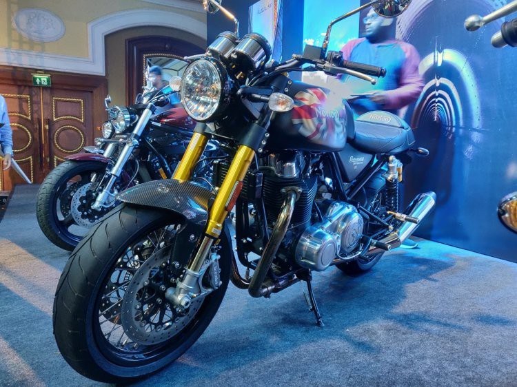 Những mẫu xe Norton thường có kiểu dáng cổ điển khá lạ mắt so với Triumph