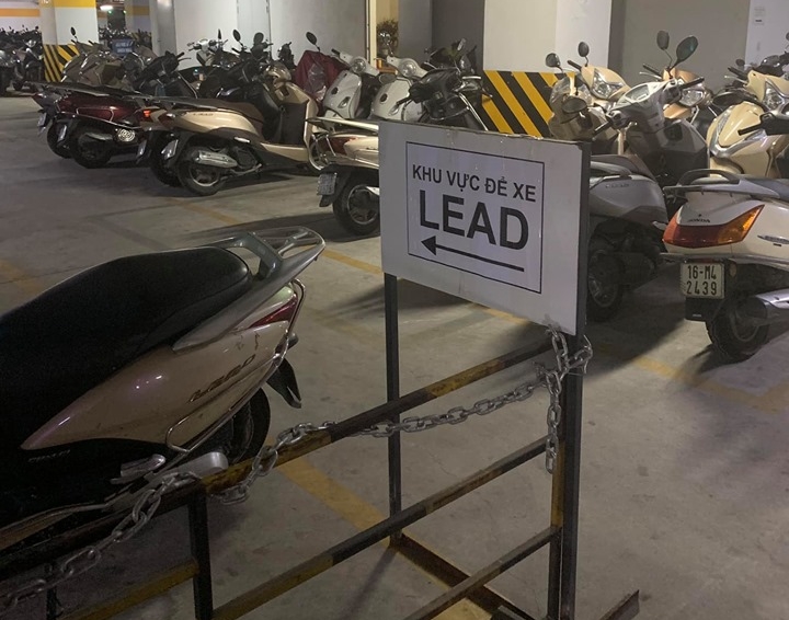 Quy hoạch chỗ đỗ xe riêng cho Honda Lead ở bãi gửi xe của chung cư Quy hoạch chỗ đỗ xe riêng cho Honda Lead ở bãi gửi xe của chung cư