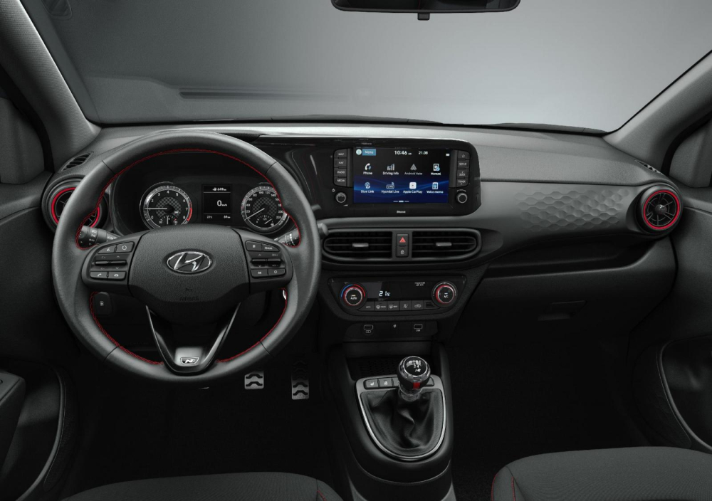 Nội thất bên trong Hyundai i10 N Line 2020 Nội thất bên trong Hyundai i10 N Line 2020