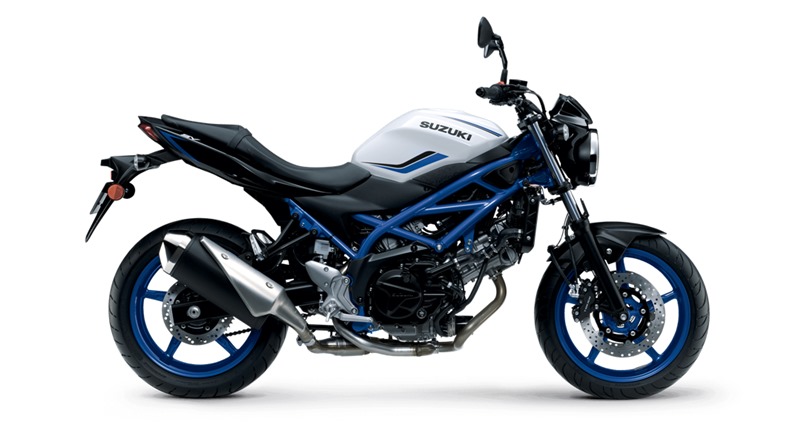 Phiên bản trắng, xanh quen thuộc trên Suzuki SV650 Phiên bản trắng, xanh quen thuộc trên Suzuki SV650