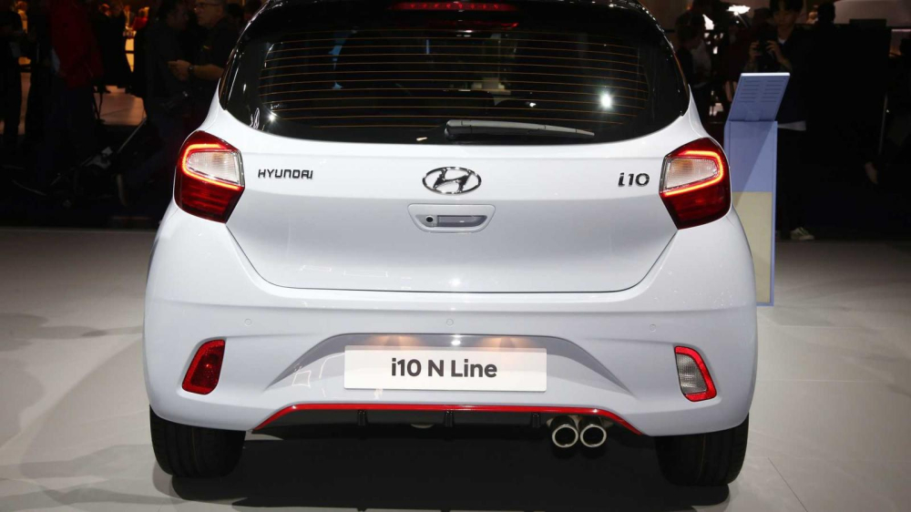 Hyundai i10 N Line 2020 nhìn từ phía sau Hyundai i10 N Line 2020 nhìn từ phía sau
