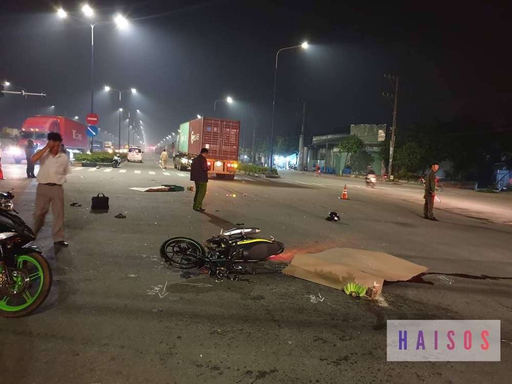 Hiện trường vụ tai nạn thương tâm Hiện trường vụ tai nạn thương tâm
