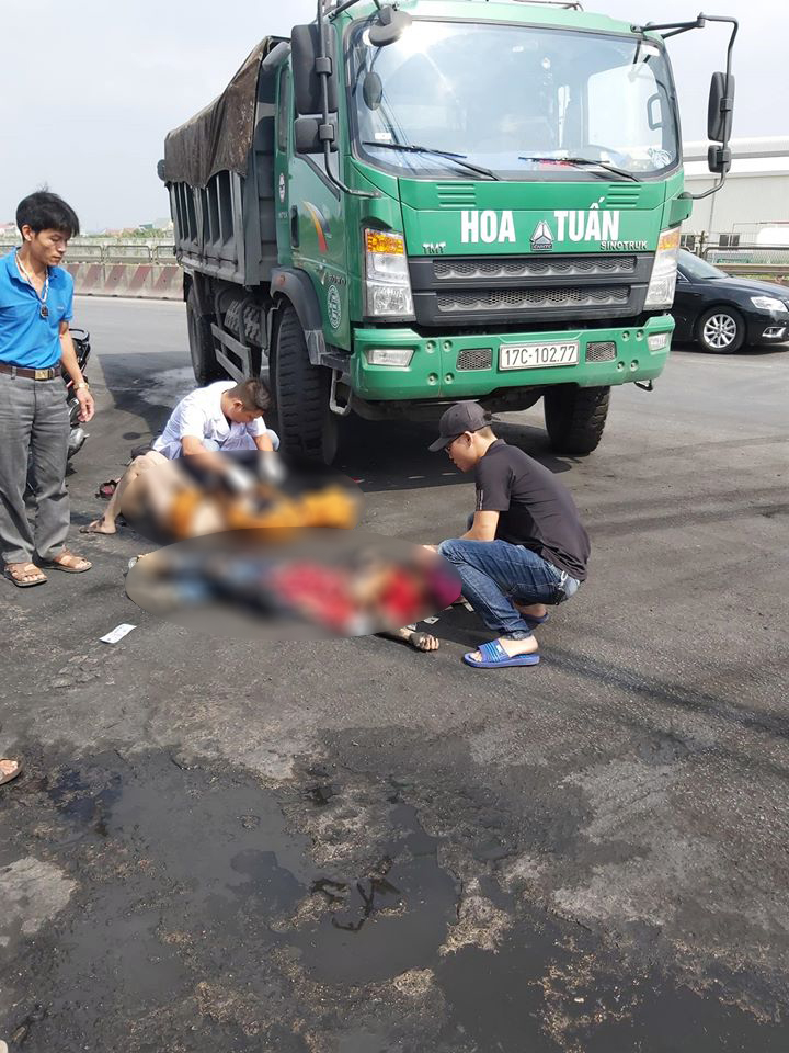 Hiện trường vụ tai nạn thương tâm Hiện trường vụ tai nạn thương tâm