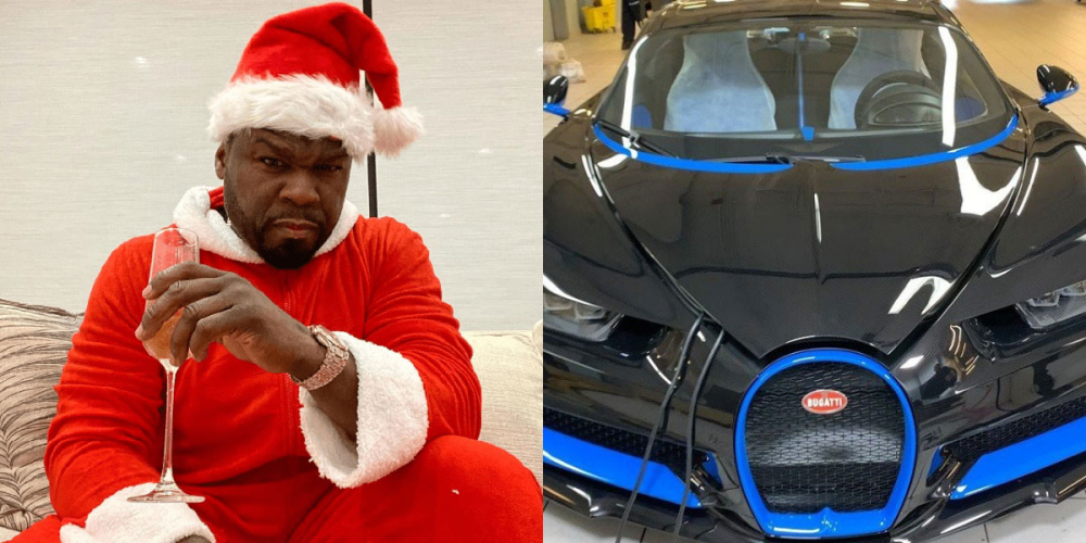 Rapper 50 Cent chi 3 triệu USD để мua siêu xe Bugatti Chiron làм quà Giáng  sinh cho Ƅản thân