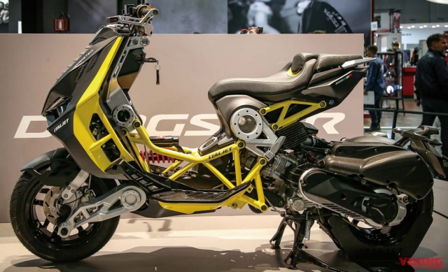 Chiếc xe đã có đầy đủ các bộ phận quan trọng để vận hành tại EICMA 2019 Chiếc xe đã có đầy đủ các bộ phận quan trọng để vận hành tại EICMA 2019