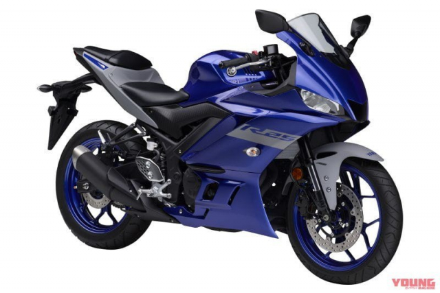 Yamaha R25 2020 màu xanh GP