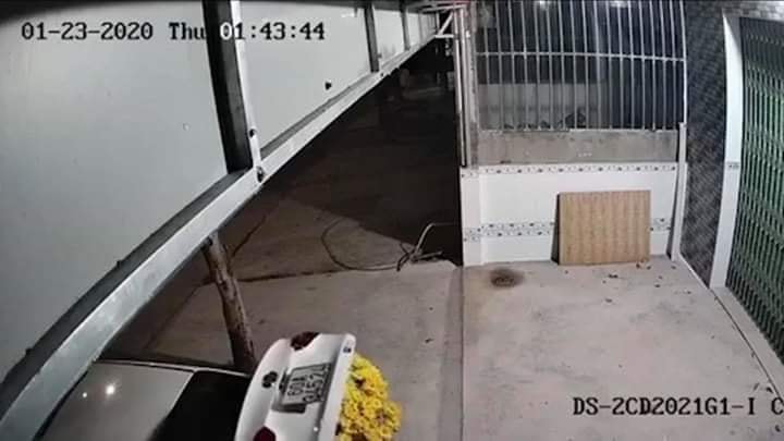 Biển số xe được camera ghi lại rất rõ ràng Biển số xe được camera ghi lại rất rõ ràng