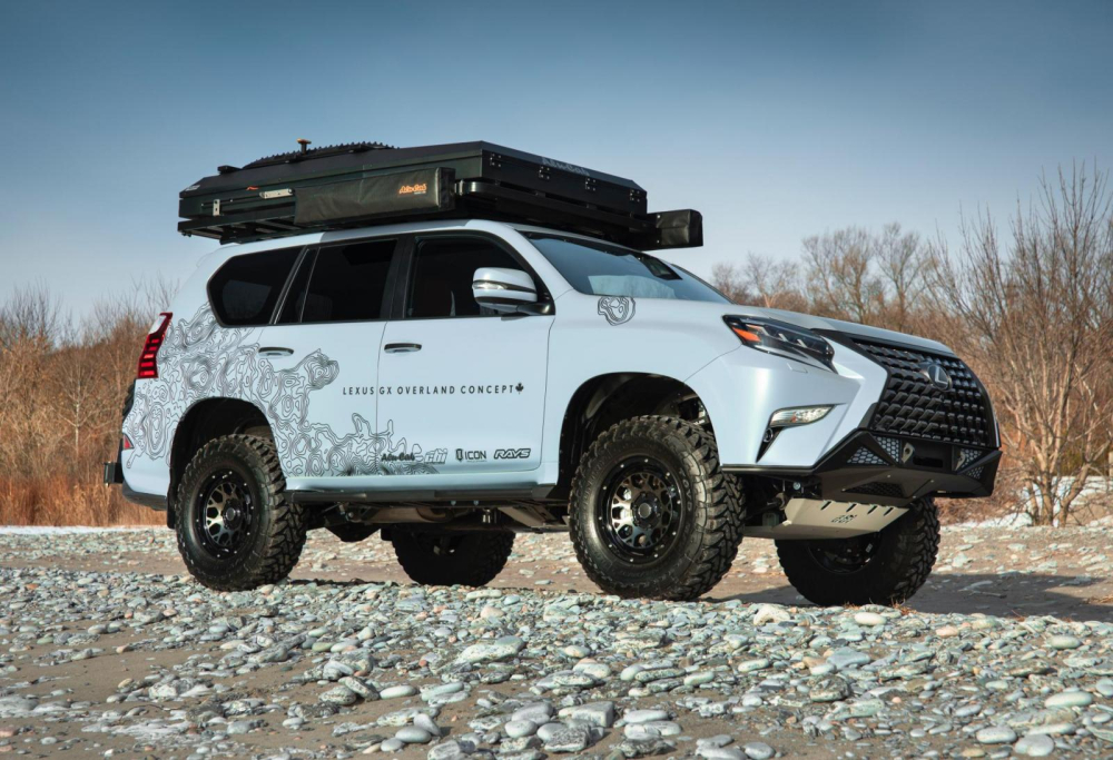 Lexus GX Overland Concept mang dáng vẻ vạm vỡ với những trang bị chuyên dụng đi địa hình Lexus GX Overland Concept mang dáng vẻ vạm vỡ với những trang bị chuyên dụng đi địa hình