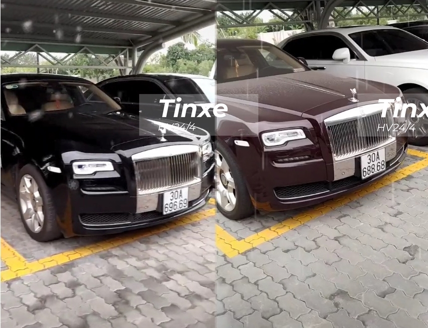 Hai chiếc xe siêu sang Rolls-Royce Ghost này có biển số cực đẹp của đầu số Hà Nội Hai chiếc xe siêu sang Rolls-Royce Ghost này có biển số cực đẹp của đầu số Hà Nội