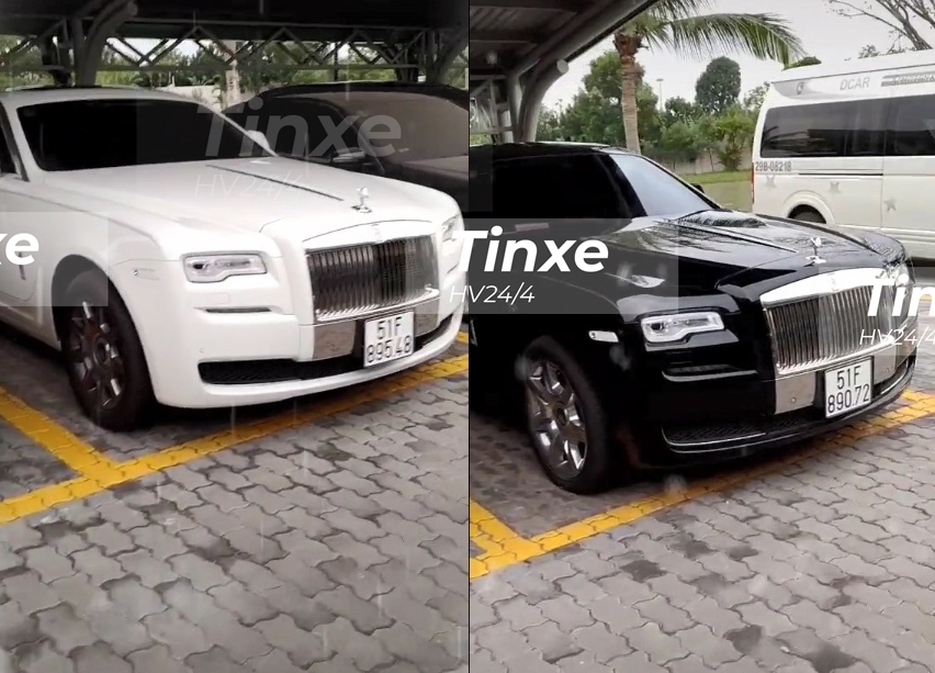 Còn hai chiếc Rolls-Royce Ghost này mang biển Sài thành Còn hai chiếc Rolls-Royce Ghost này mang biển Sài thành