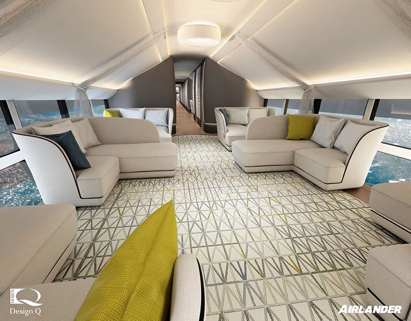 Cabin design of Airlander 10 Cabin design of Airlander 10