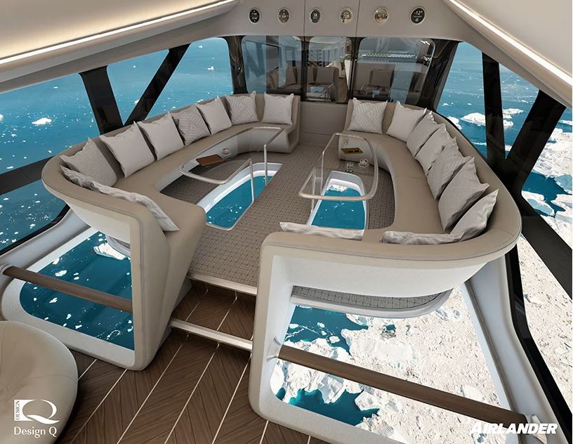 Cabin design of Airlander 10 Cabin design of Airlander 10