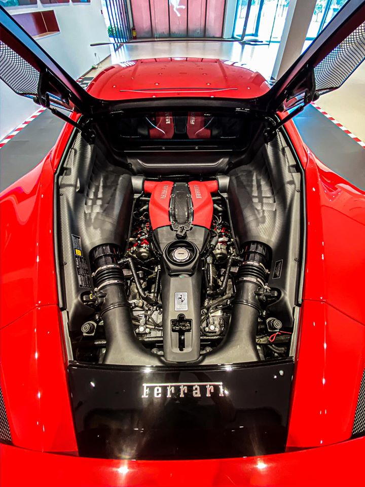 Siêu xe Ferrari F8 Tributo có công suất cực đại 710 mã lực