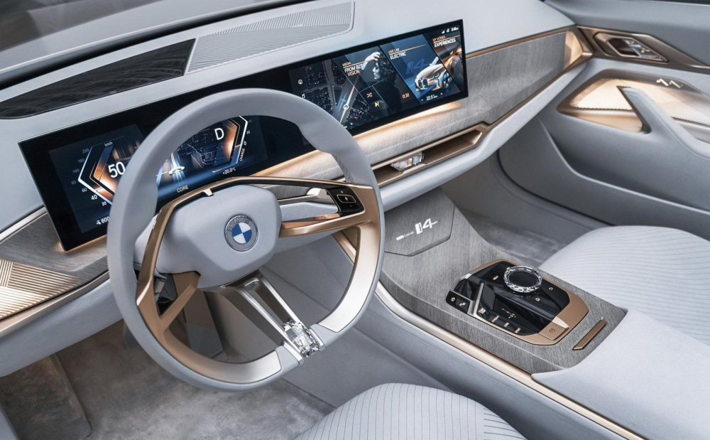 Hệ thống lái của BMW Concept i4 Hệ thống lái của BMW Concept i4
