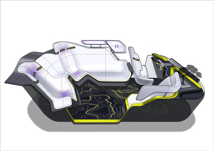 Bố cục nội thất của IED Tracy Concept