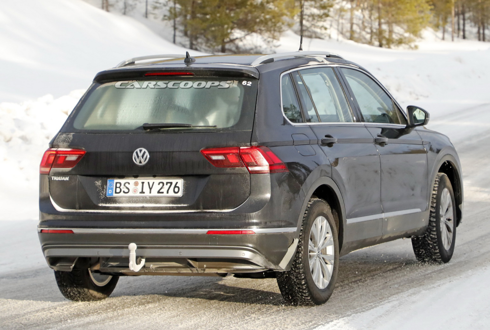 Thiết kế đuôi xe của Volkswagen Tiguan 2021 bản thường Thiết kế đuôi xe của Volkswagen Tiguan 2021 bản thường