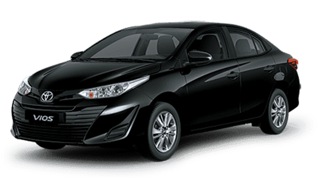 Giá xe Toyota Vios màu đen