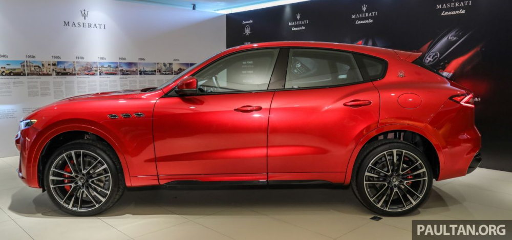 Vẻ đẹp của chiếc SUV hạng sang Maserati Levante phiên bản Trofeo Launch Edition mới xuất hiện ở Malaysia.