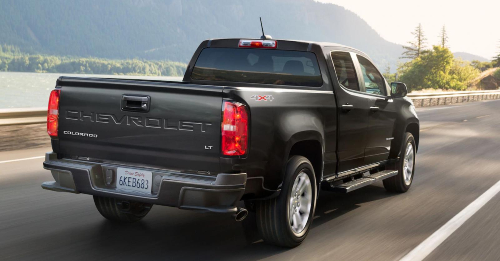 Thiết kế đằng sau của Chevrolet Colorado 2021 Thiết kế đằng sau của Chevrolet Colorado 2021