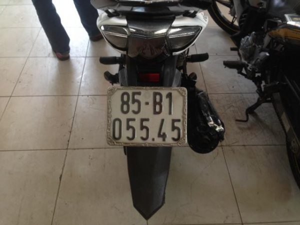 Biển số xe Ninh Thuận có ký hiệu đầu là mã số 85. (Ảnh: Internet)