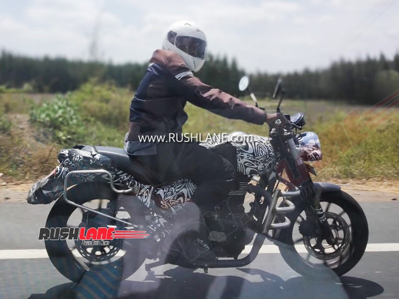 Xế cổ Royal Enfield Hunter 350 lộ ảnh chạy thử ngoài đường lớn Xế cổ Royal Enfield Hunter 350 lộ ảnh chạy thử ngoài đường lớn
