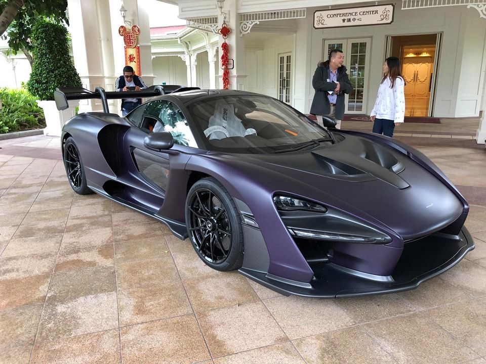 McLaren Senna tím nhám